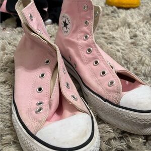 Converse Light Pink Canvas Sneakers